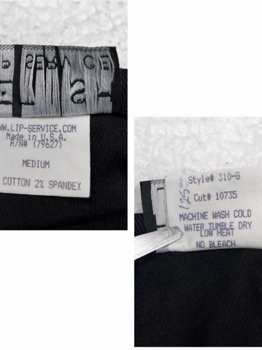Lip Service Made in USA Fetish Straight Jacket Style Goth Punk Zip  M with key - Picture 8 of 9